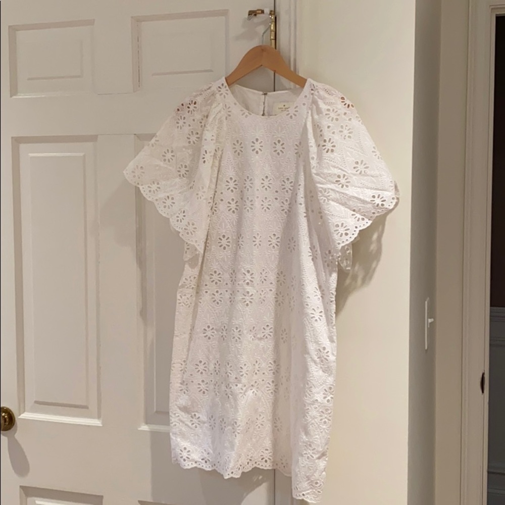 Kate Spade white eyelet dress